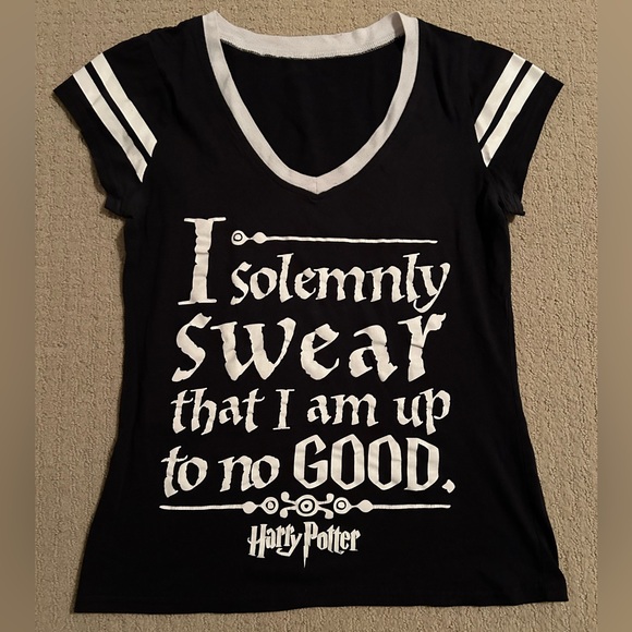 Harry Potter Maraudeurs Map V Neck t-shirt - Picture 1 of 4